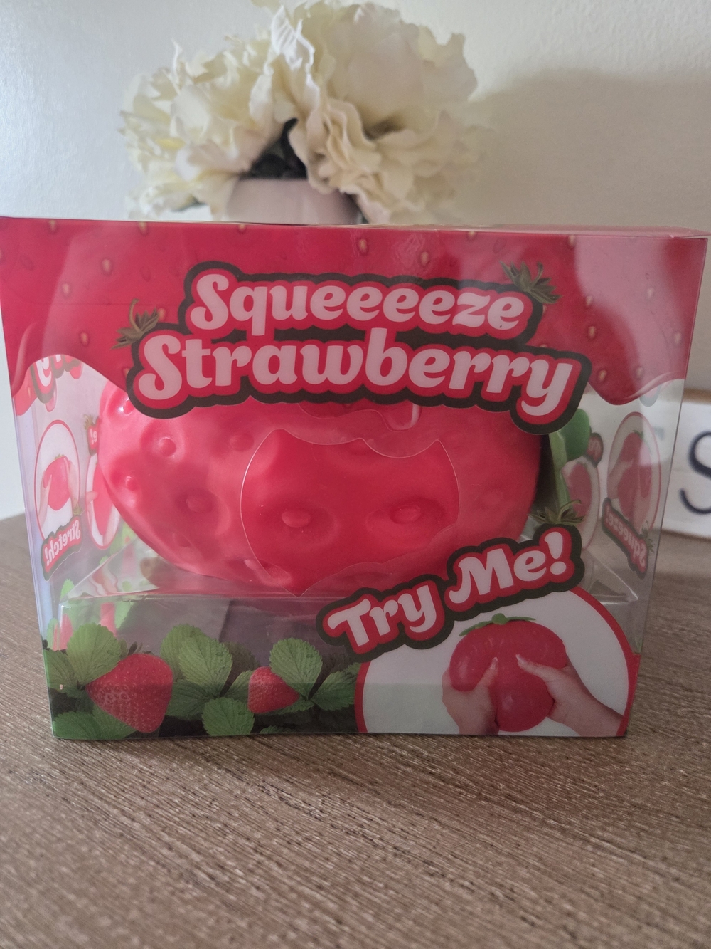 Sunny Days Squeezee Strawberry Kids Squishy Toy -